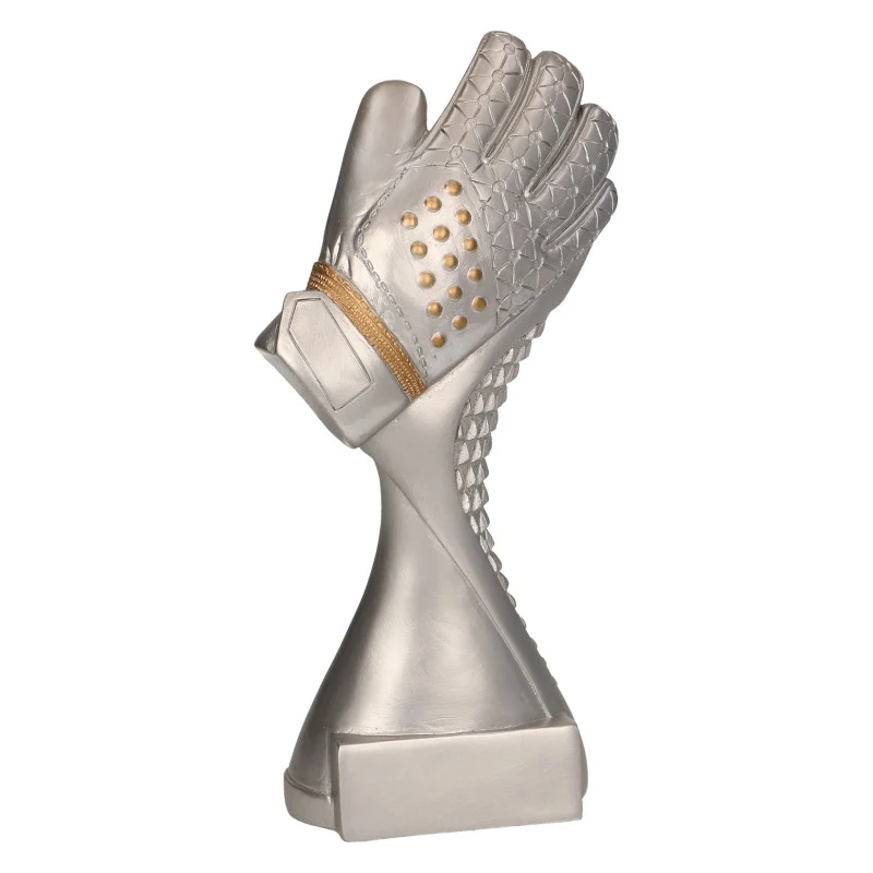 Trofeo portiere cm 26 Argento Resina