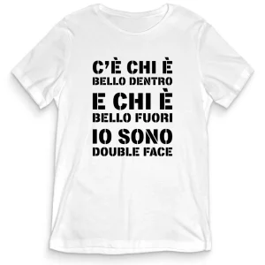 T-shirt Divertente – IO SONO DOUBLE FACE – tee24-023 T-shirt Divertente – IO SONO DOUBLE FACE – tee24-023