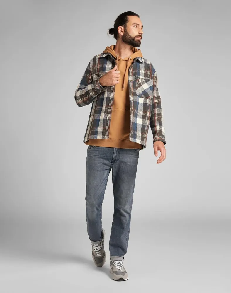 Lee Felpa Uomo Plain Hoodie - immagine 3