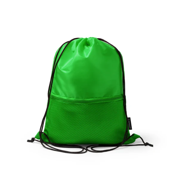 Zaino in Corda RPET 210D – Tasca Esterna Imbottita con Zip - immagine 3