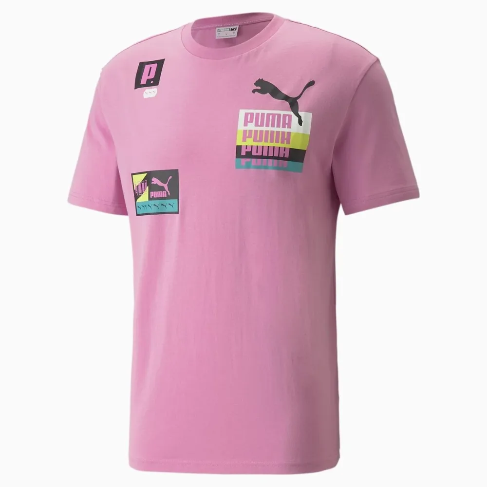Puma T-Shirt Uomo Brand Love Multiplacement
