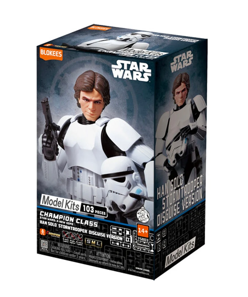 Star Wars Blokees Plastic Model Kit Champion Class 03 Han Solo