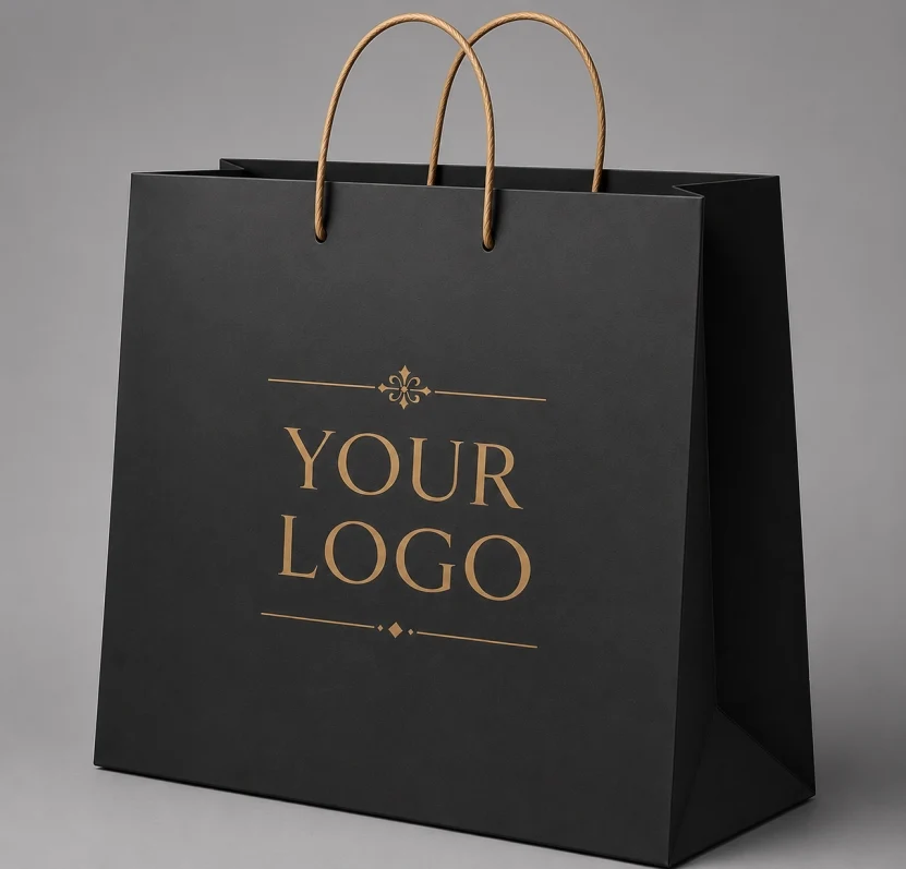 Borsa ROBLE in Carta Naturale 110 g/m² – 32x12x40 cm – Stampa 1 Colore