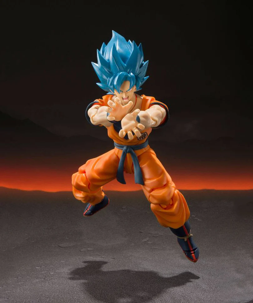 Dragon Ball Super: Broly - Super Saiyan God Super Saiyan Goku Super - Action Figure S.H. Figuarts 14 cm - immagine 3