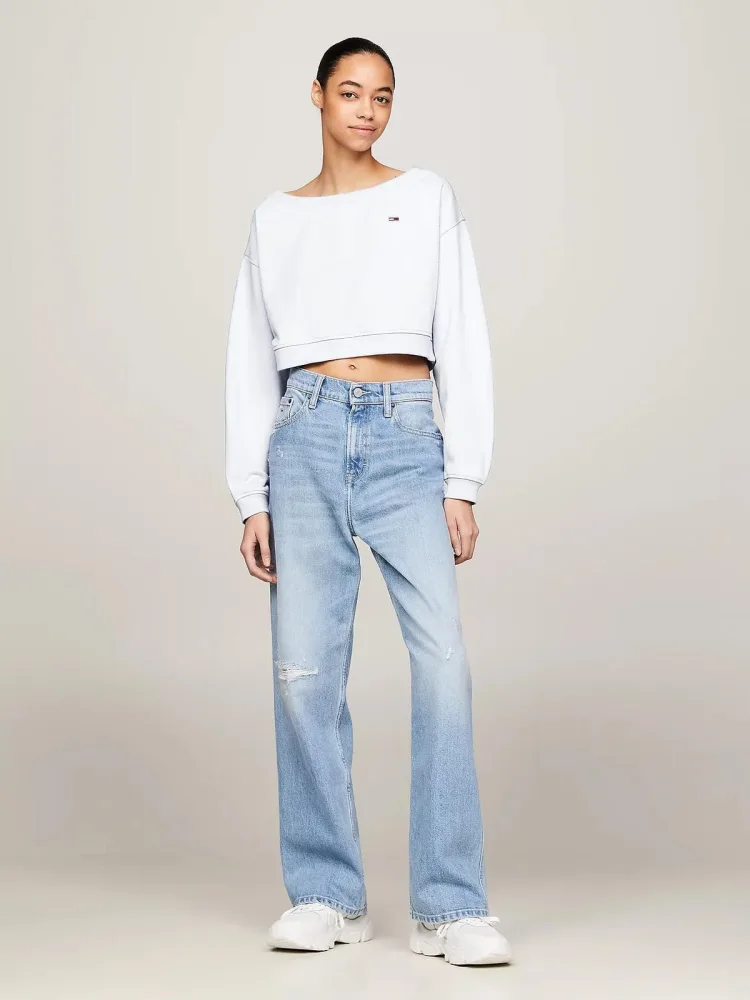 Tommy Hilfiger Maglia Donna Crp Off Shoulder