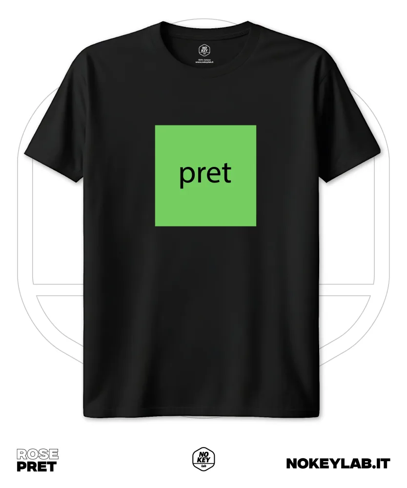 T-shirt Rose Villain Si Na Pret Sanremo 2025 Meme Pret Maglia - immagine 2