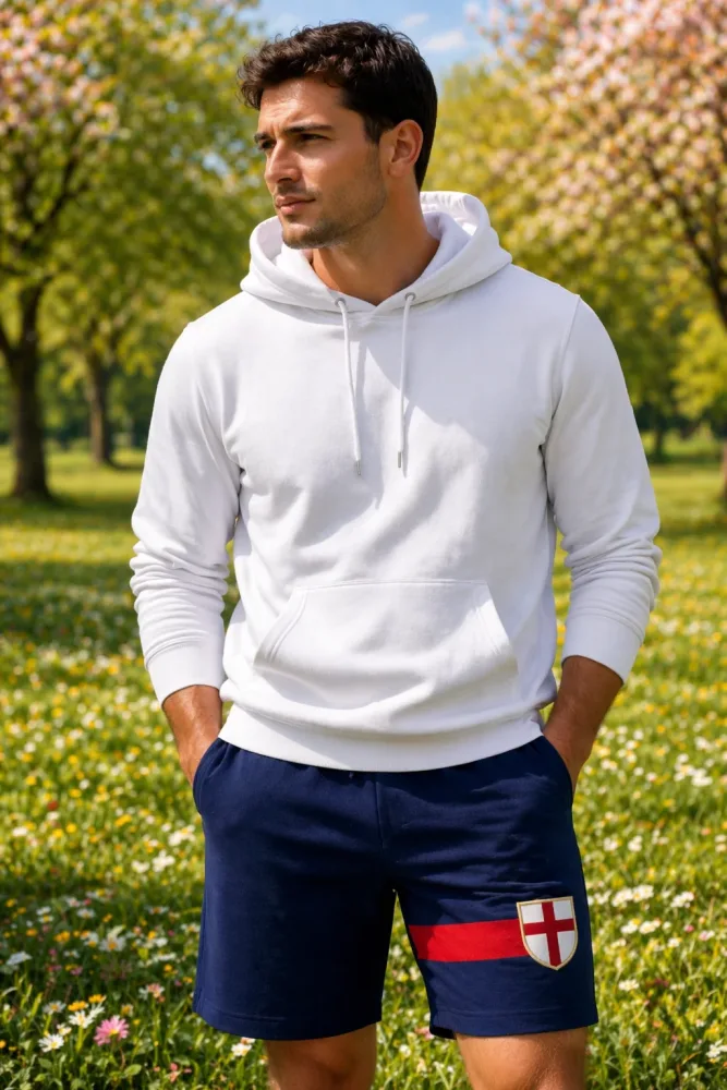 Pantaloncini Genoa “Zena Style” | Cotone Navy Rossoblù
