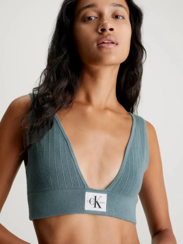Calvin Klein Top Donna Rib Bralette - immagine 3