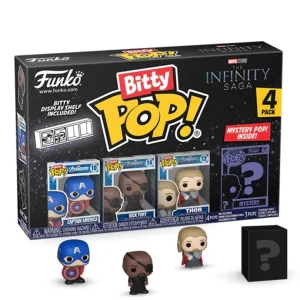 Captain America / Nick Fury / Thor / Mystery Bitty (4-Pack) Captain America / Nick Fury / Thor / Mystery Bitty (4-Pack)
