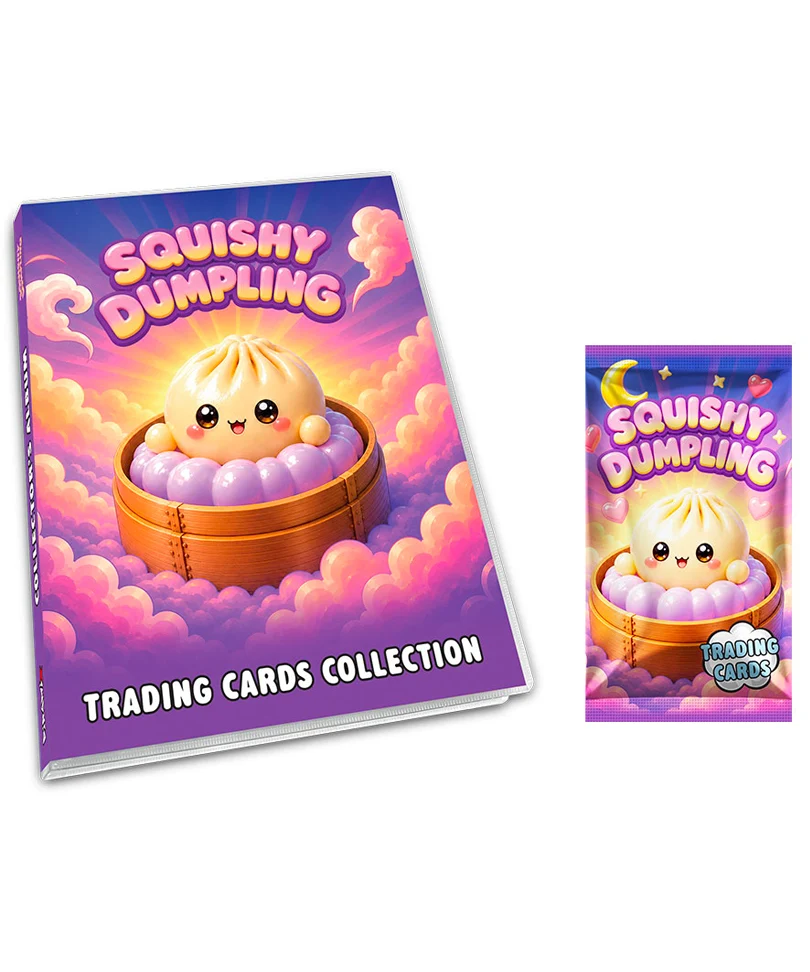 Squishy Dumpling Card Raccoglitore + 1 Busta Squishy Dumpling Card Raccoglitore + 1 Busta
