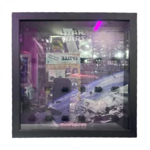 Display Organizer Small 35X35 per LEGO Minifigures Telaio Nero Sfondo Star Wars Universo Display Organizer Small 35X35 per LEGO Minifigures Telaio Nero Sfondo Star Wars Universo