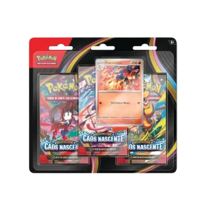 Pokemon Card Game: Megaevoluzione – Caos Nascente – Blister 3 Buste + 1 Card Pokemon Card Game: Megaevoluzione – Caos Nascente – Blister 3 Buste + 1 Card