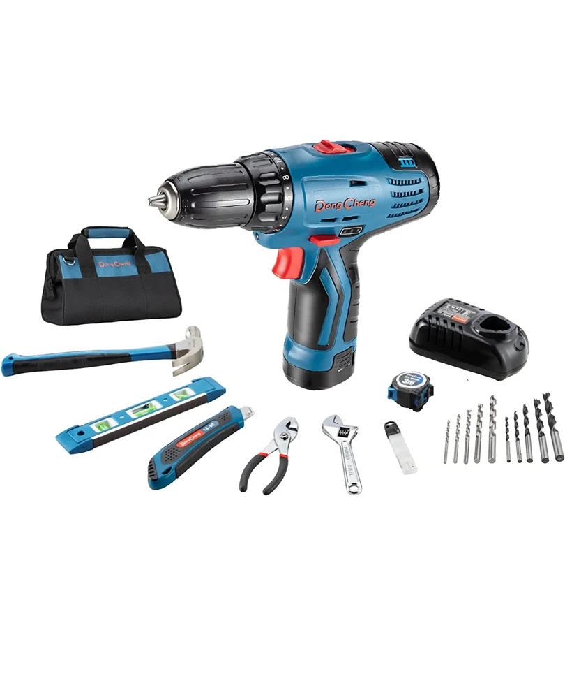 DongCheng - Trapano avvitatore a batteria