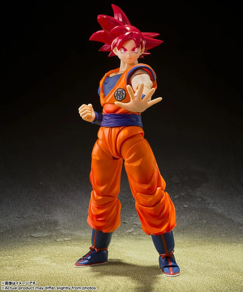 Dragon Ball Super – SSG Goku God of Virtue – Action Figure S.H. Figuarts 14 cm