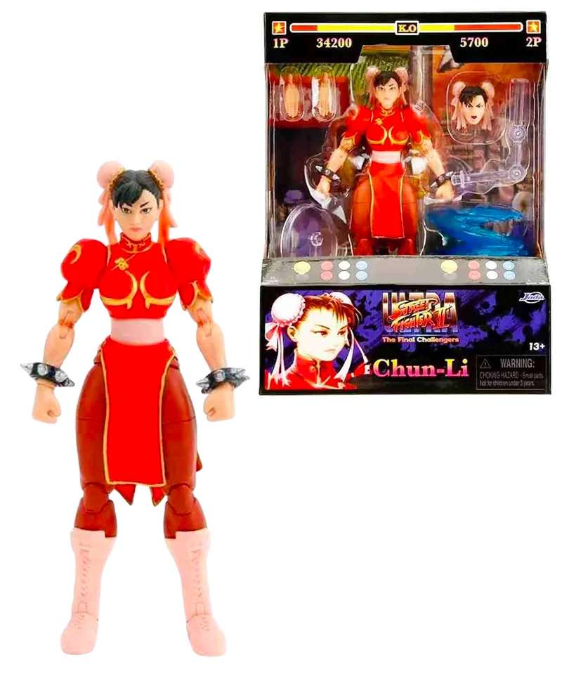 Street Fighter II: Chun-Li (Red Dress) - Action Figure Deluxe in Scala 1:12