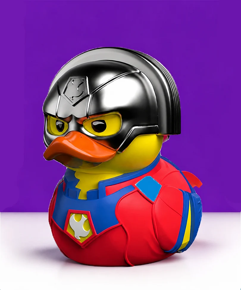 The Suicide Squad Peacemaker TUBBZ Cosplaying Duck Collectible Damaged Box