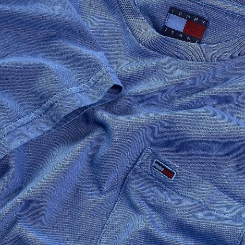 Tommy Hilfiger T Shirt Uomo Washed Pocket - immagine 3