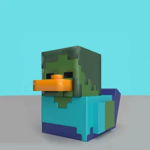 Minecraft Zombie Mini TUBBZ Cosplaying Duck Collectable Minecraft Zombie Mini TUBBZ Cosplaying Duck Collectable