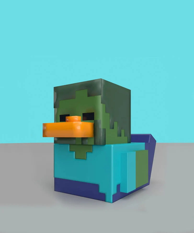 Minecraft Zombie Mini TUBBZ Cosplaying Duck Collectable