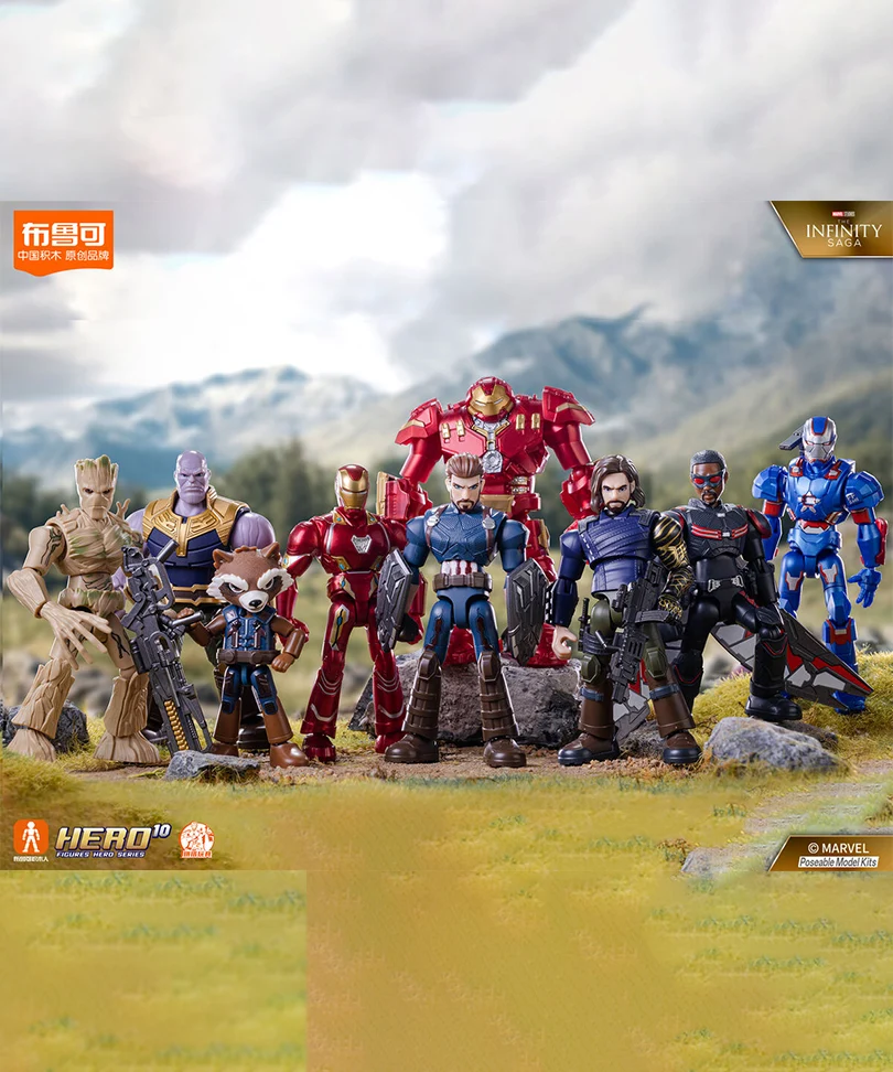 Marvel Blokees Plastic Model Kit The Infinity Saga Galaxy Version 03 - Blind Box - immagine 3