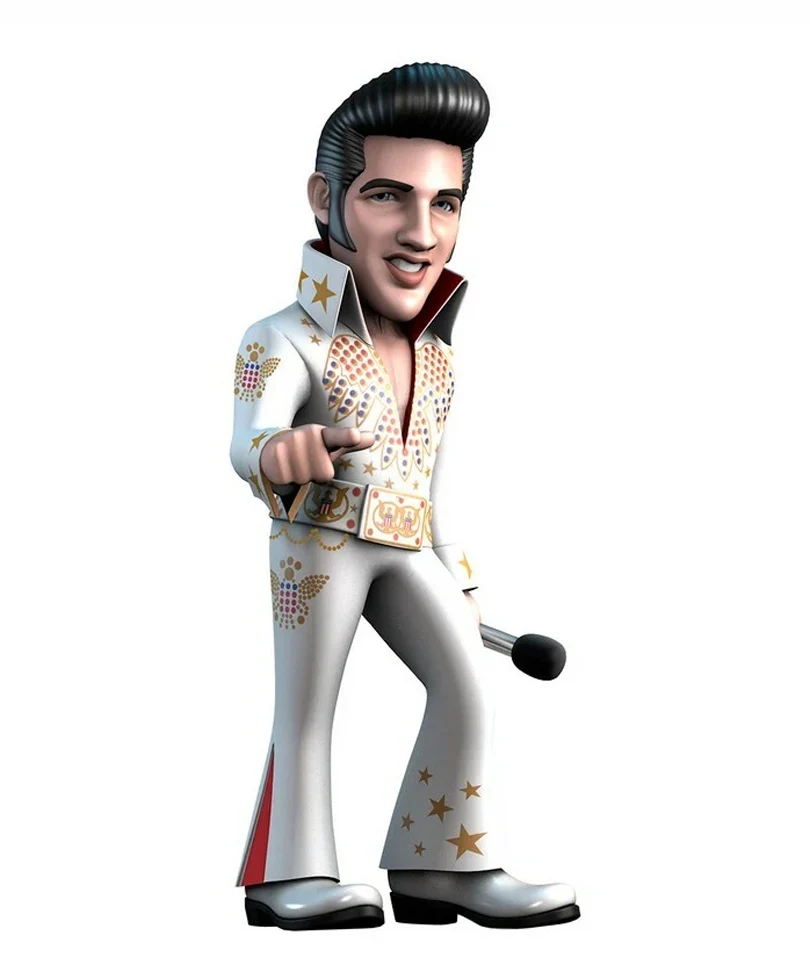 Elvis in White Suit
