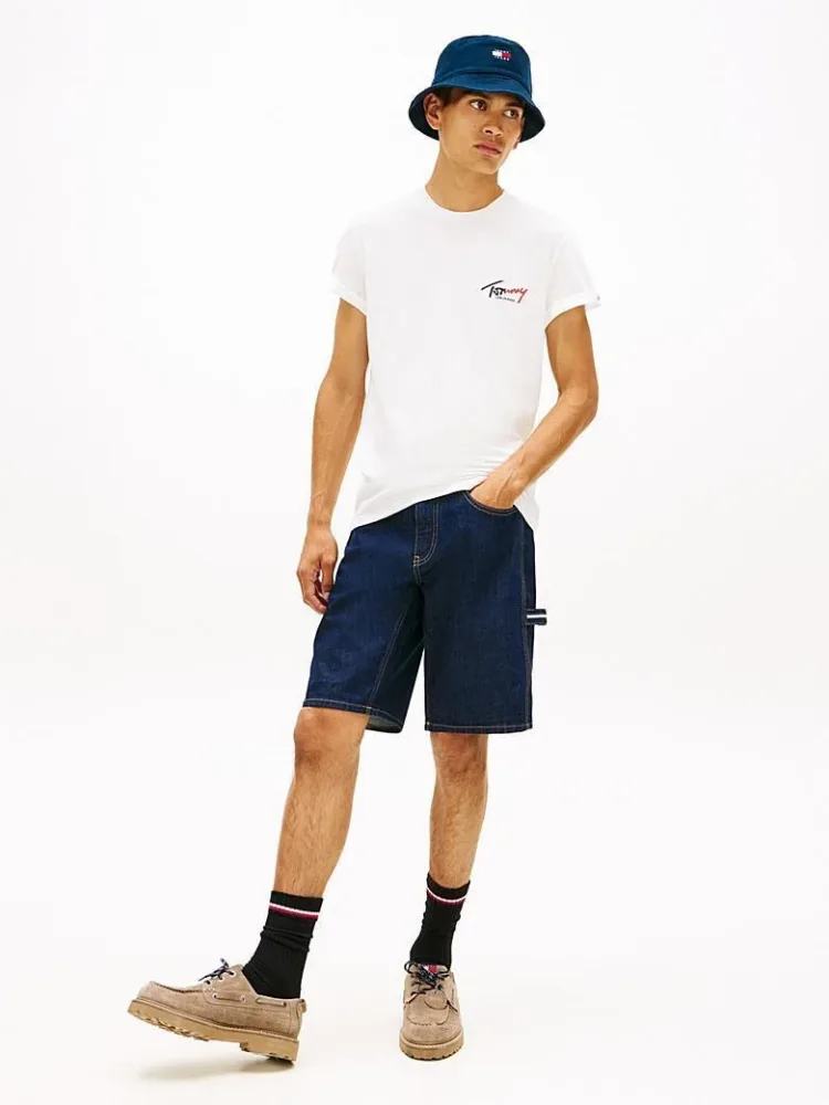 Tommy Hilfiger T Shirt Uomo Slim Sign Chest - immagine 3