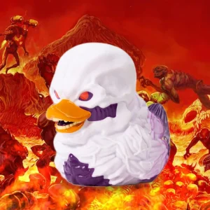 DOOM Hell Knight TUBBZ Cosplaying Duck Collectible DOOM Hell Knight TUBBZ Cosplaying Duck Collectible