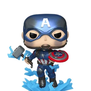 Captain America with Electrified Mjolnir (Metallic) (Glow in the Dark) Captain America with Electrified Mjolnir (Metallic) (Glow in the Dark)