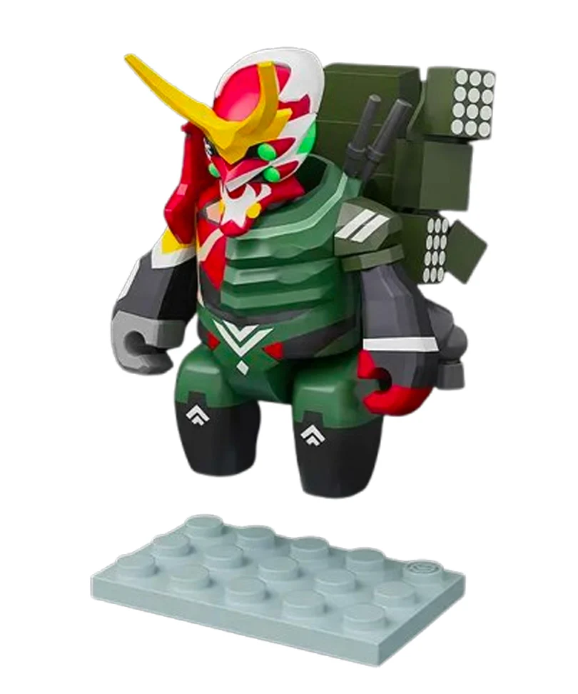 Rebuild Of Evangelion Production Model-new 02 Alpha – Brickroid Mini Figure 5 cm – Good Smile - immagine 2