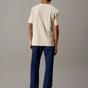 Calvin Klein T Shirt Uomo Bold Washed Ck Calvin Klein T Shirt Uomo Bold Washed Ck