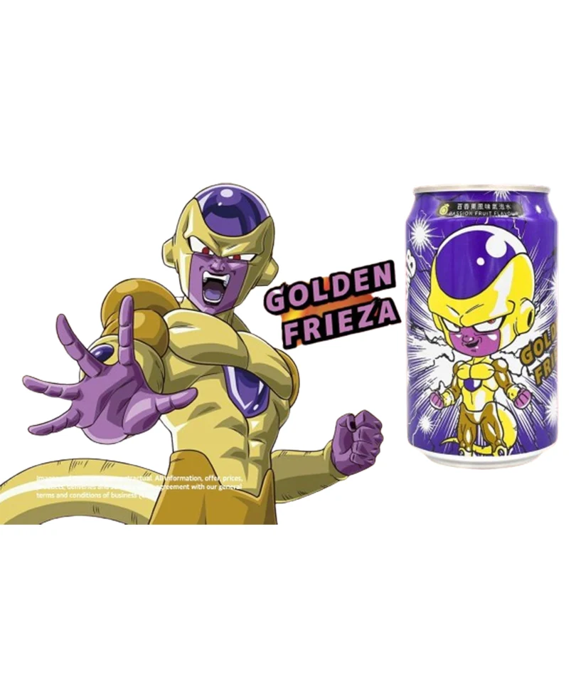 Dragon Ball Golden Frieza - Ocean Bomb Passion Fruit Flavor Sparkling Water
