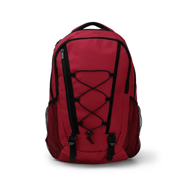 Zaino in Poliestere 600D – 2 Scomparti, Laptop 16", Tasca Frontale Coulisse+Zip, Mesh Borracce - immagine 3