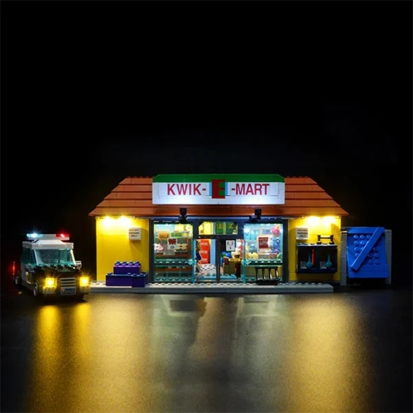 Light Kit For Simpsons Kwik-E-Mart 71016 - immagine 3