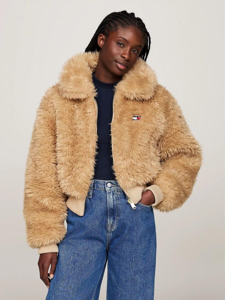 Tommy Hilfiger Giacca Donna Faux Shearling Jkt