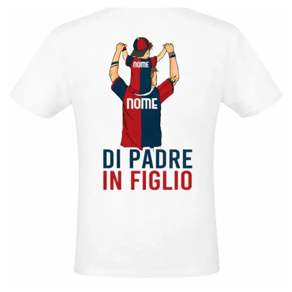 T-shirt Genoa “Di Padre in Figlia” | Passione Rossoblù si Tramanda