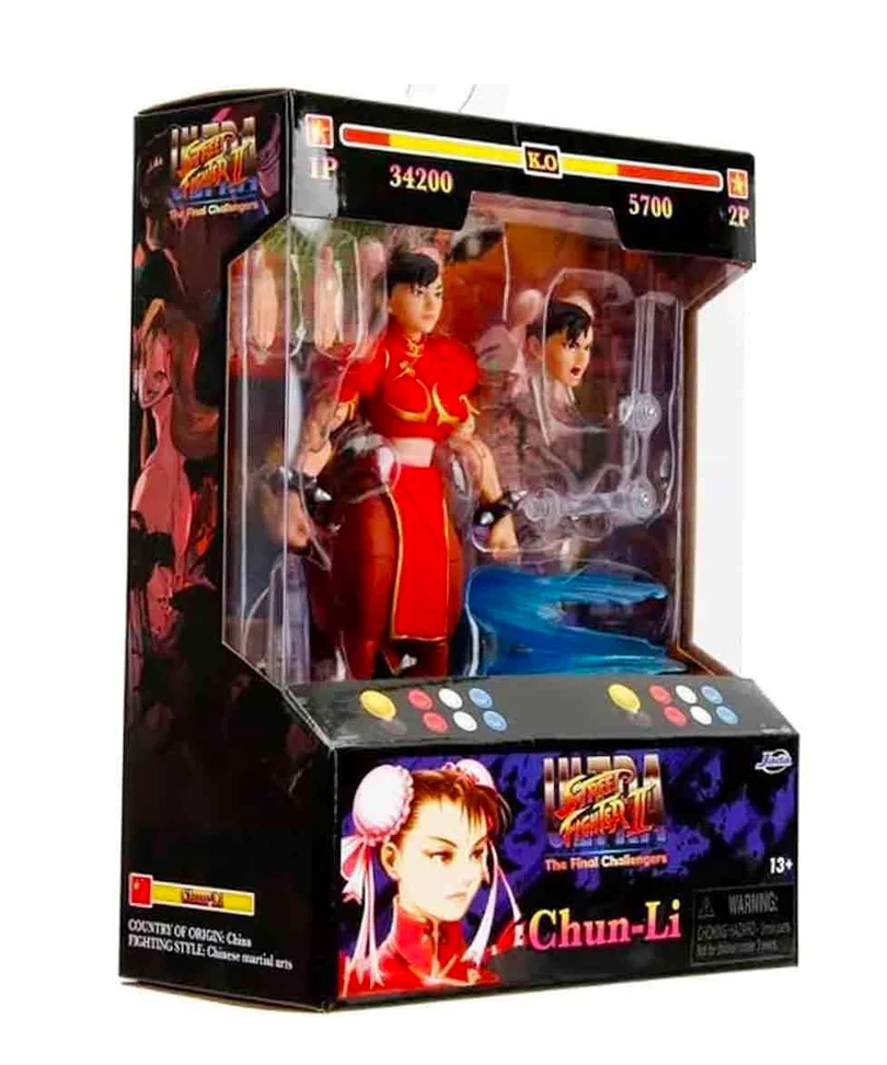 Street Fighter II: Chun-Li (Red Dress) - Action Figure Deluxe in Scala 1:12 - immagine 3
