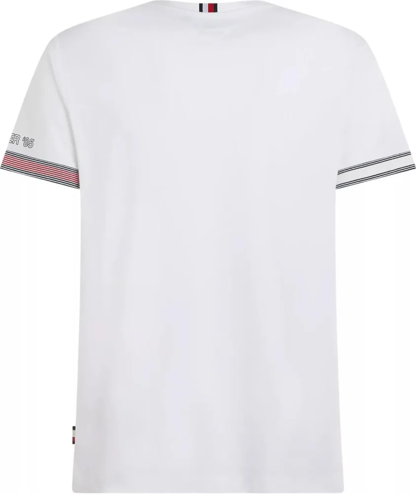 Tommy Hilfiger T Shirt Uomo Flag Cuff - immagine 2