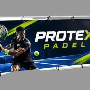 Sideline Banner | Struttura in Alluminio per 2 Banner | Stampa Fronte Retro | 300x76x125 cm