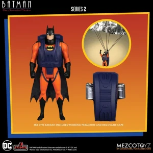 Batman: The Animated Series 2 (Sky Dive Batman) – DC Comics 5 Points Action Figures 9 cm