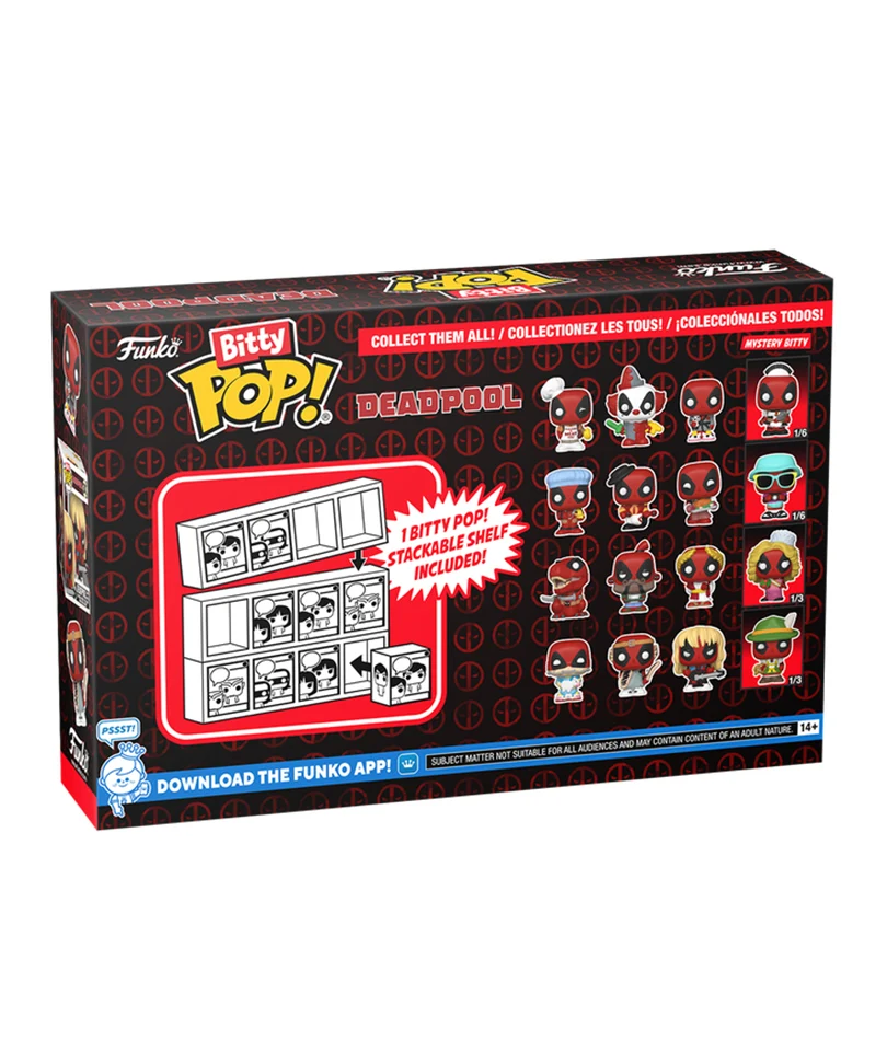 Dinopool / Barista Deadpool / Roman Senator Deadpool / Mystery Bitty (4-Pack) - immagine 2