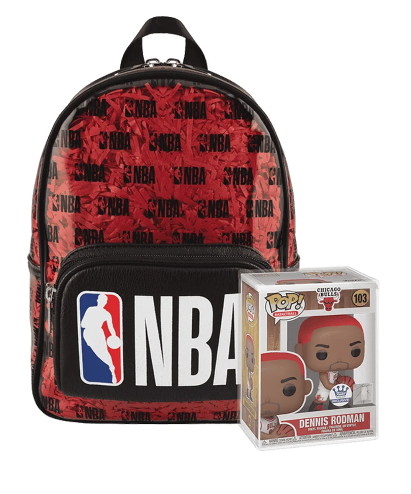 Limited Edition Bundle - NBA Stadium Mini Backpack and POP! Dennis Rodman