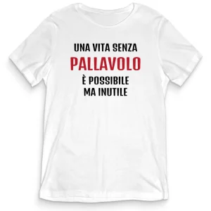T-shirt Divertente – PALLAVOLO – tee24-030 T-shirt Divertente – PALLAVOLO – tee24-030