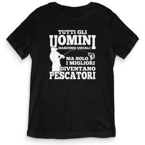 TeesBlitz T-Shirt divertente – Pescatore – tee23-001 TeesBlitz T-Shirt divertente – Pescatore – tee23-001
