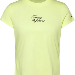 Tommy Hilfiger T Shirt Donna Bby Essential Logo 1 Tommy Hilfiger T Shirt Donna Bby Essential Logo 1