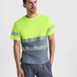 T-shirt Alta Visibilità Maniche Corte – Traspirante con Fasce Riflettenti T-shirt Alta Visibilità Maniche Corte – Traspirante con Fasce Riflettenti