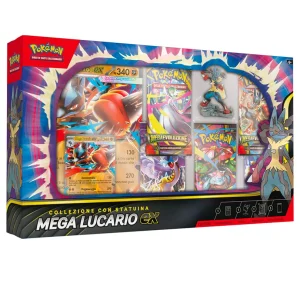 Premium Collection – Pokemon Card Game – Megaevoluzione Lucario Ex (Con Statuina)