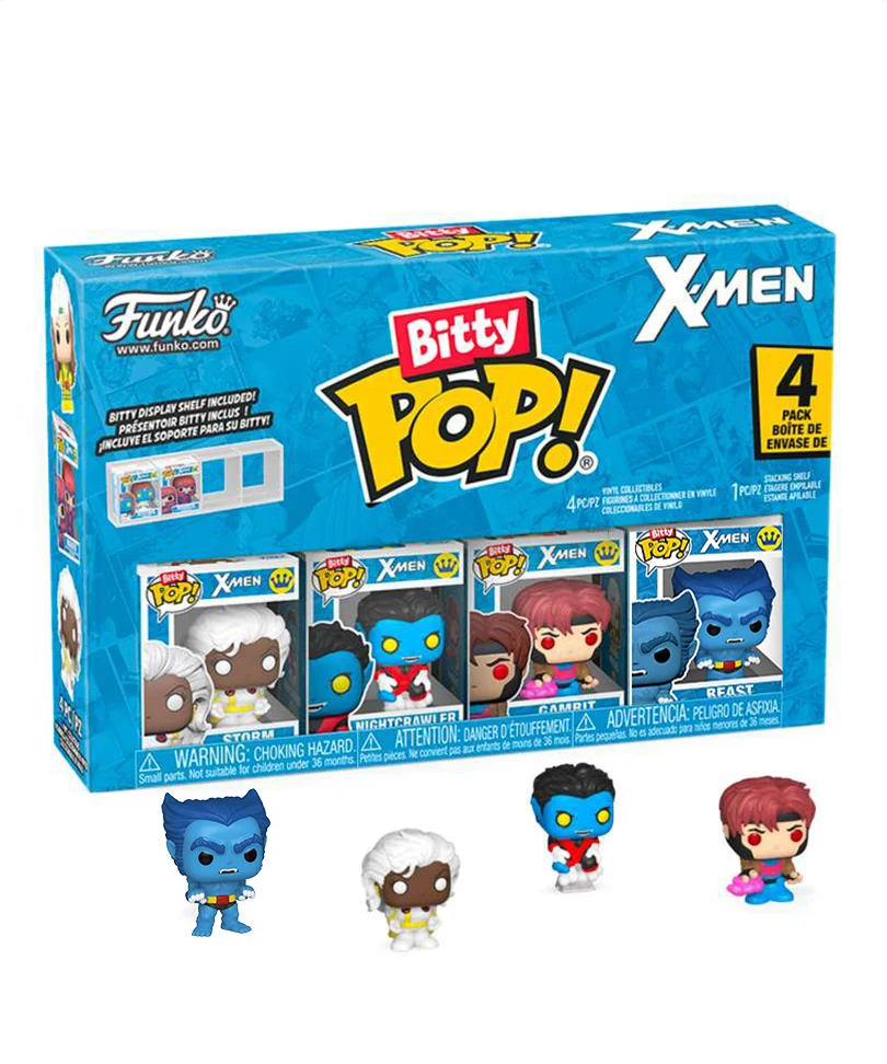 Storm / Nightcrawler / Gambit / Rogue (4-Pack) - immagine 3