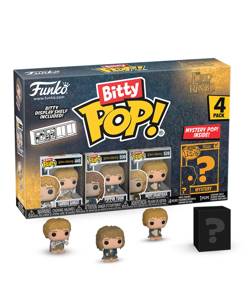 Samwise Gamgee / Pippin Took / Merry Brandybuck / Mystery Bitty (4-Pack)