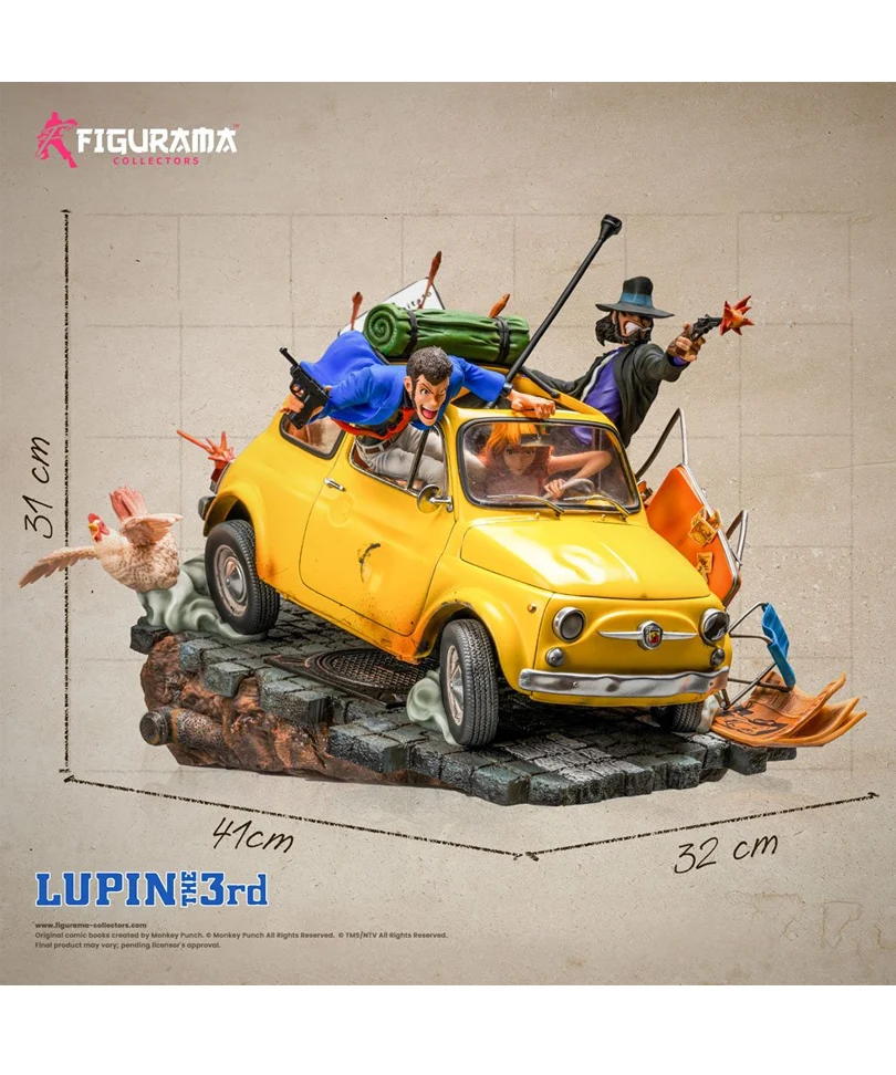Lupin III Elite Diorama Statue 1/8 Lupin, Jigen & Fujiko 31 cm - immagine 3