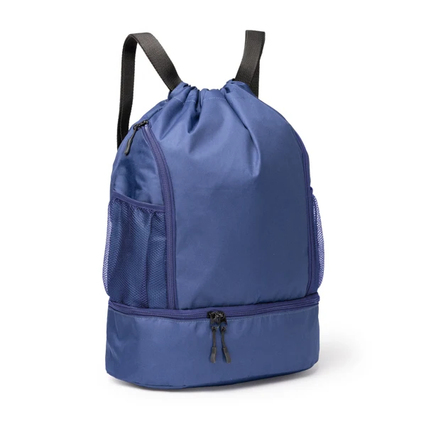 Zaino in Poliestere 600D – Coulisse Regolabile, Tasche Laterali Zip, Mesh Borracce e Scomparto Scarpe Zaino in Poliestere 600D – Coulisse Regolabile, Tasche Laterali Zip, Mesh Borracce e Scomparto Scarpe